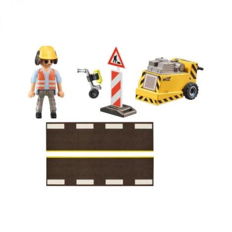 Playmobil Dispozitiv Taiere Asfalt - Juc Constructii - imagine 3
