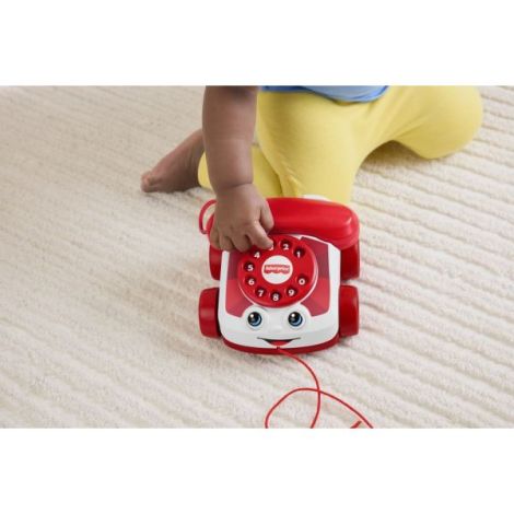 Telefon Fisher Price Rosu, Jucarie pentru Mers - imagine 5