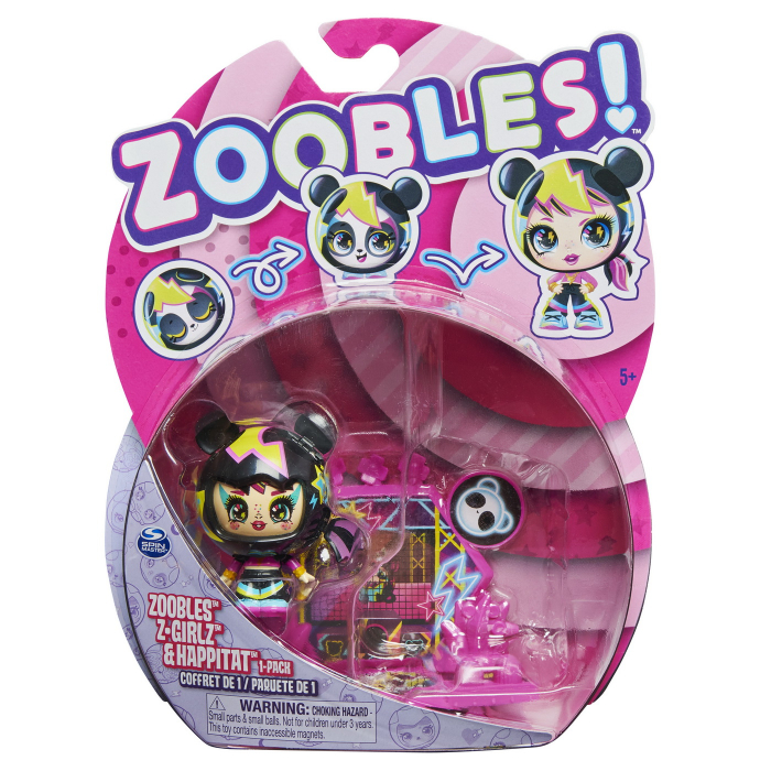 Zoobles Z-Girlz Panda | Figurina ce se Transformă