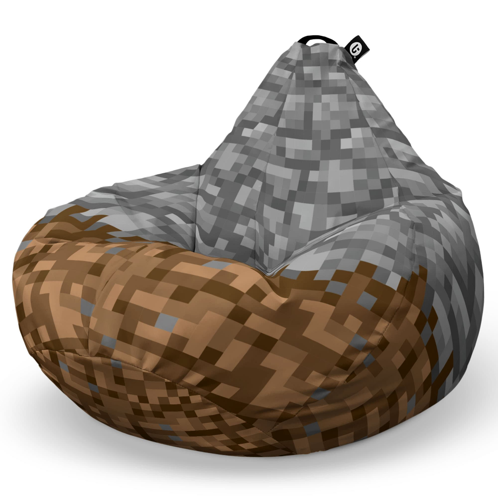 Fotoliu Puf Minecraft Piatră Updeco - imagine 6