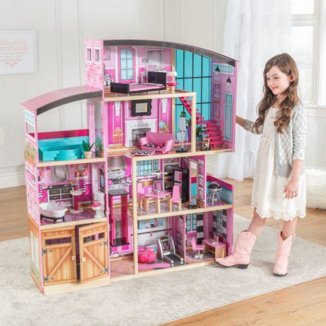 Casuta de Papusi Shimmer Mansion KidKraft - imagine 12