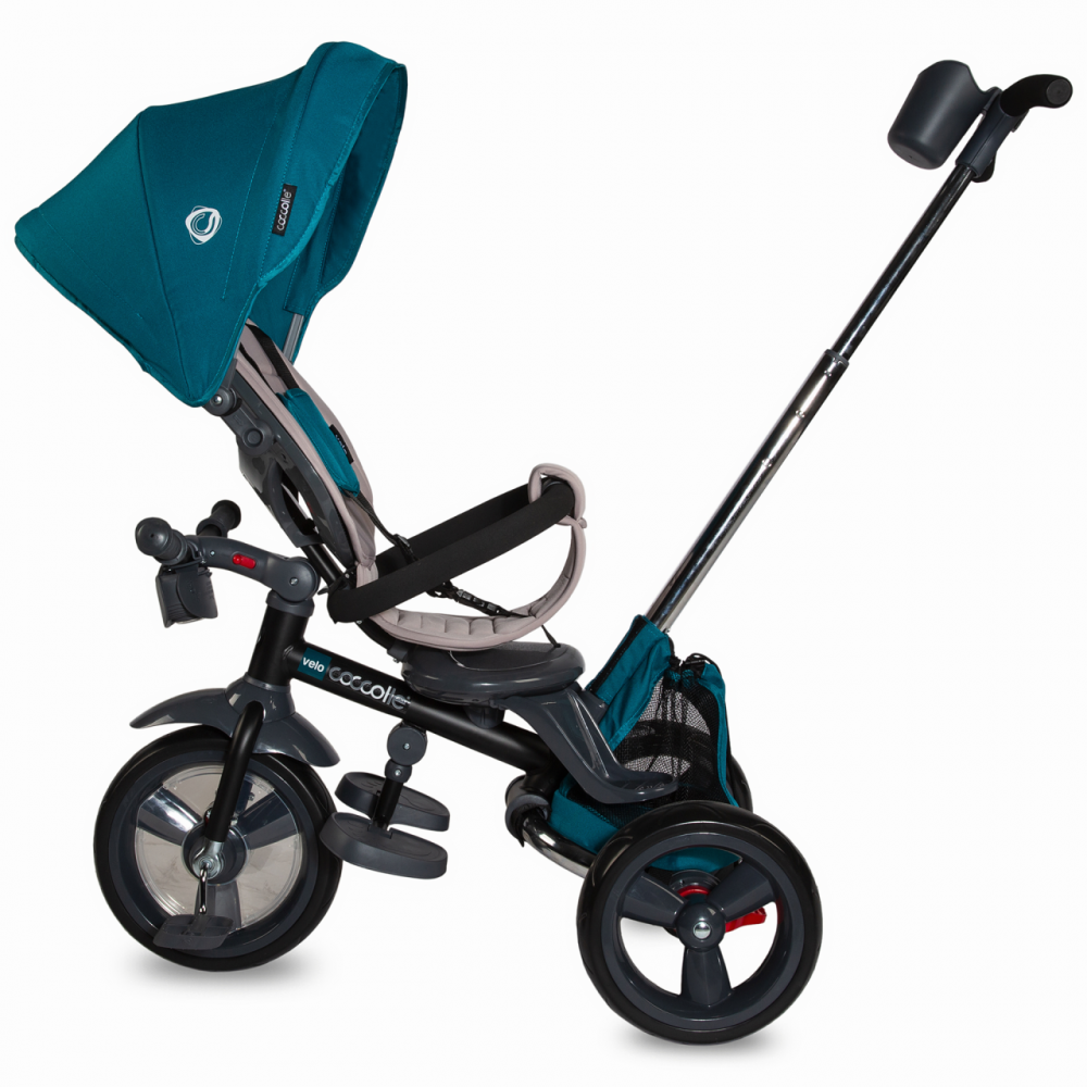 Tricicleta Coccolle Velo 4 în 1, Verde, Pliabilă - imagine 5