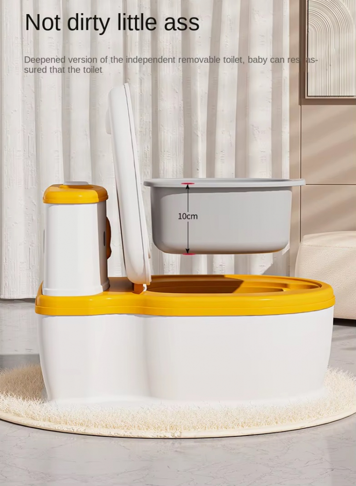 Olita muzicală Little Mom HappyFlush Grey - imagine 4