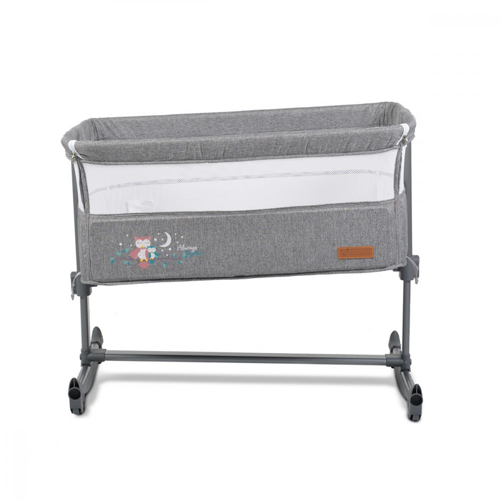 Patut Co-Sleeper Cangaroo Grey, 5 niveluri - imagine 4