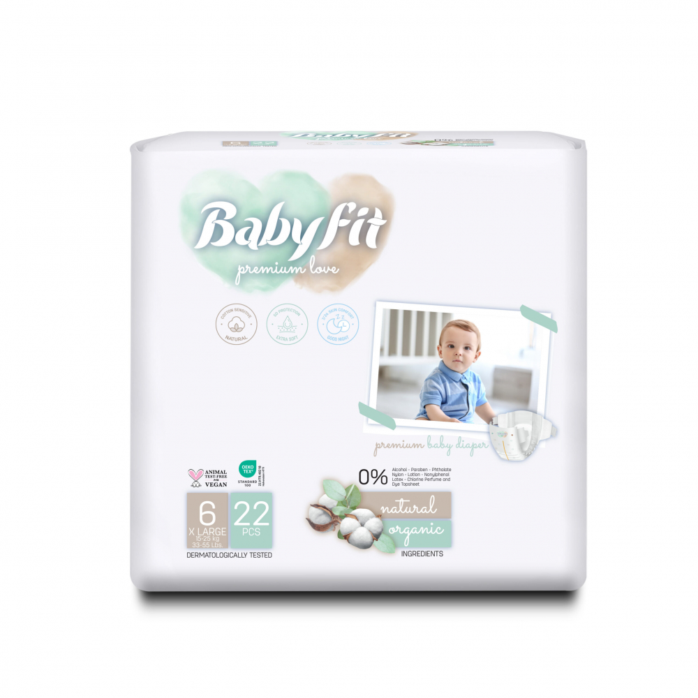 Baby Fit Eco Scutece XL Nr.6 - Confort Ecologic