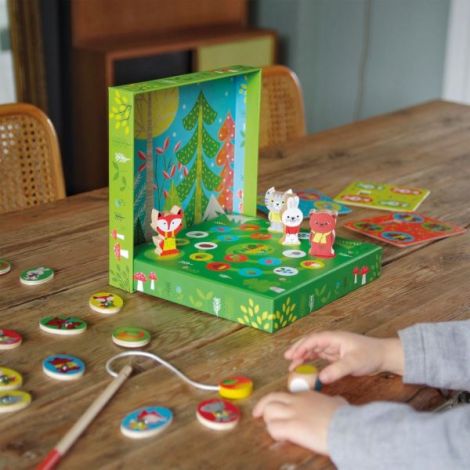 LudoWood 4 Jocuri Educativ Djeco Lemn - imagine 5