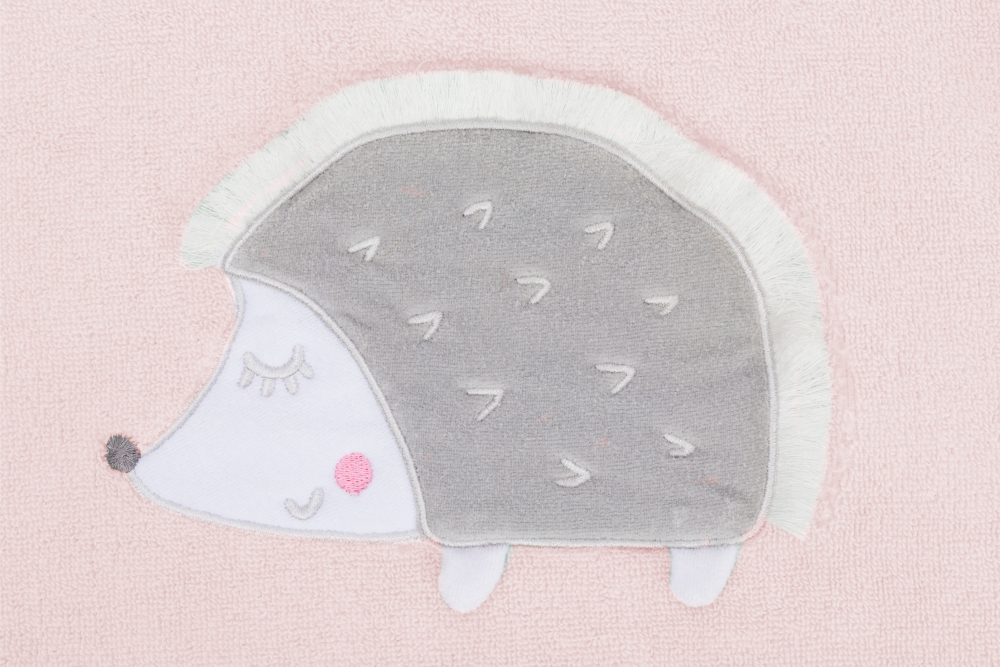 Prosop Brodat Fillikid Pink 100% Bumbac - imagine 3