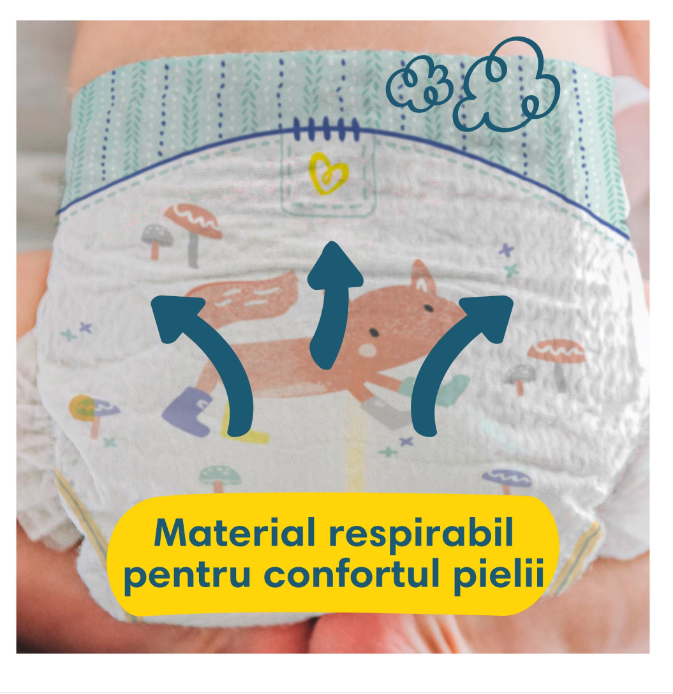 Pampers Premium Care XXL Marime 1, 2-5 kg, 144 bucati - imagine 5