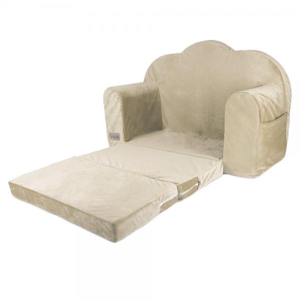 Canapea extensibila Klups catifea beige - imagine 2