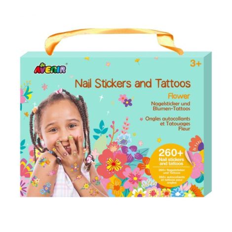 Stickere Unghii și Tatuaje Flori Avenir | 260+ Modele