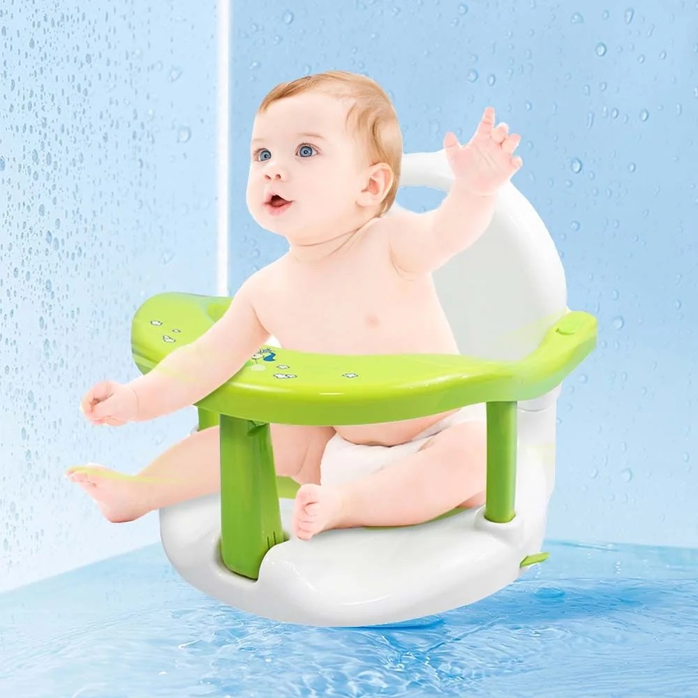 Scaunel de baie Little Mom, pliabil si ergonomic
