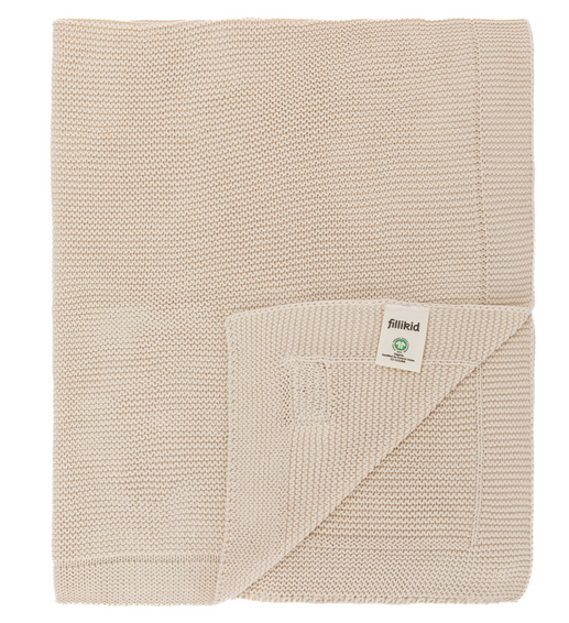 Patura Fillikid Natur 80x100, bumbac organic - imagine 2