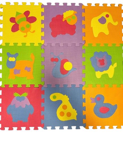 Covor Puzzle Spumă Amacs - 9 Piese