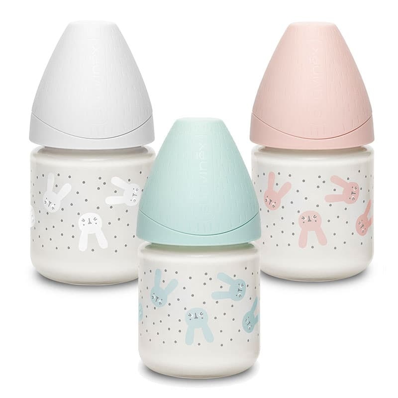 Biberon Sticlă Debit Lent Suavinex Hygge, 120ml - imagine 3