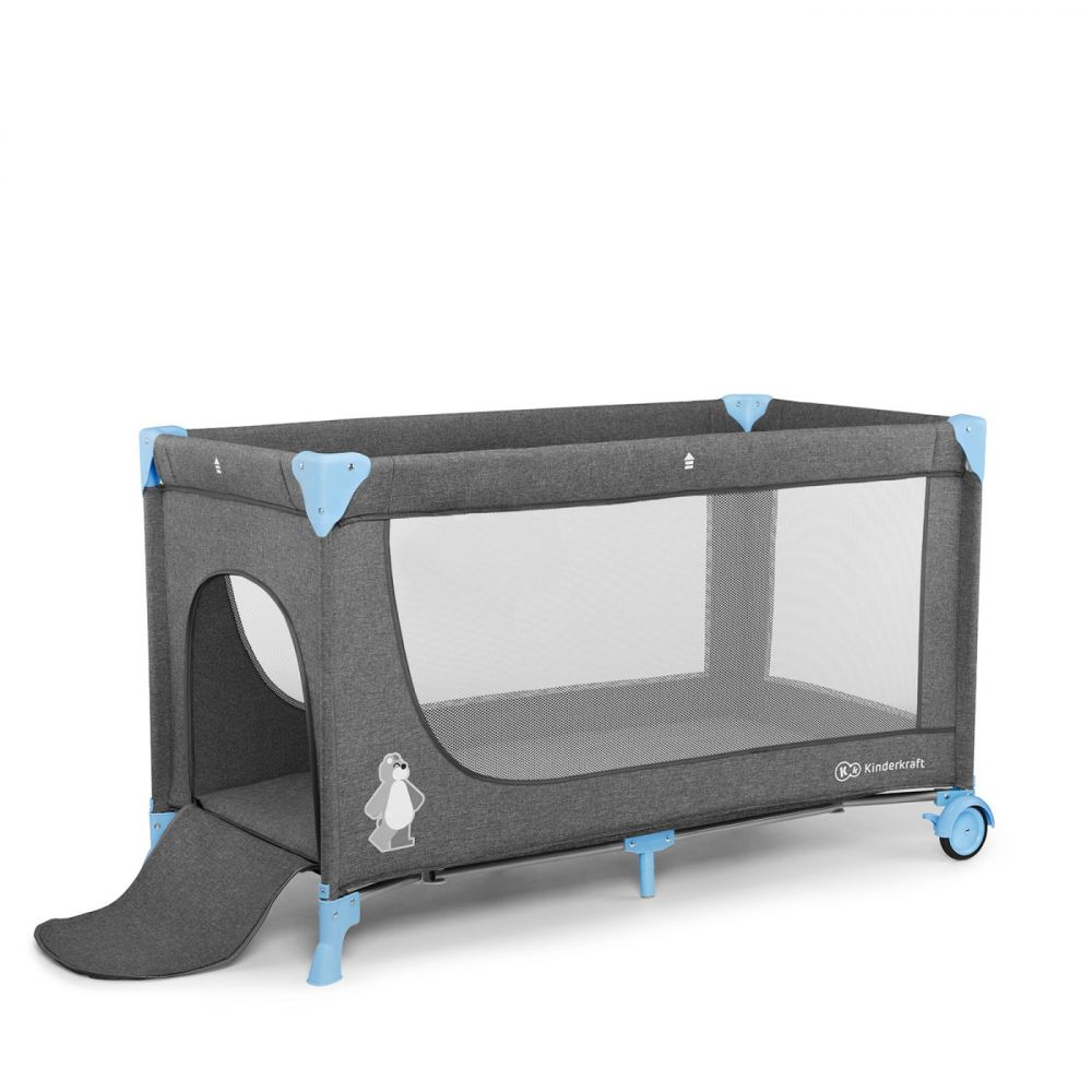 Patut Travel Kinderkraft Joy Blue | Pliare Rapidă - imagine 3