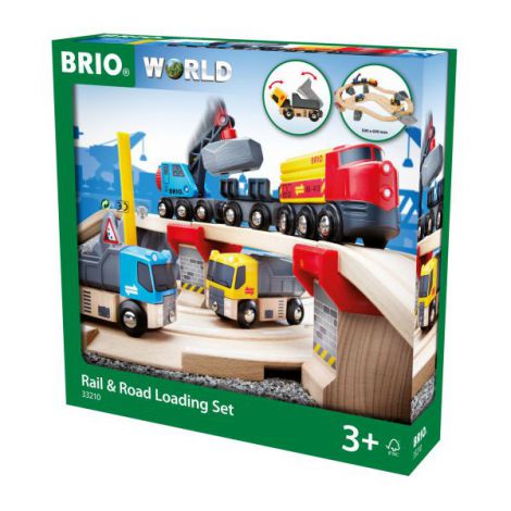 Set Şină Tren Încărcare Brio, 32 Piese