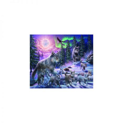 Puzzle Familie de Lupi, 150 piese, Ravensburger - imagine 2