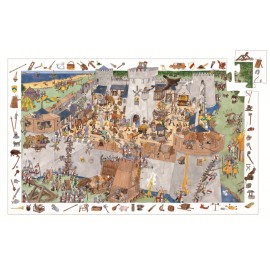 Puzzle Djeco Fortăreața 100 piese +5 ani