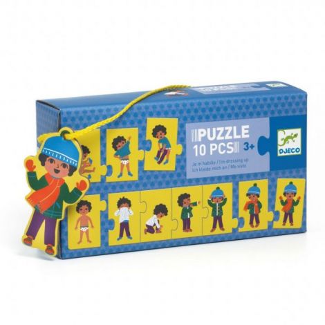 Puzzle Djeco Ma îmbrac singur - Educativ 3+ - imagine 3