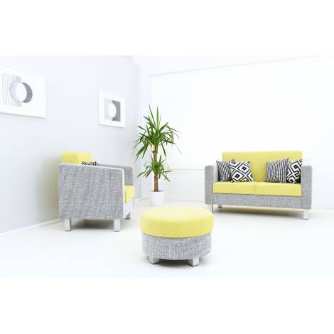 Canapea Moje Bambino Gri-Verde, Comfort Premium - imagine 8