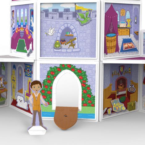 Set Magnetic Castel Medieval Melissa & Doug, 82 Piese - imagine 5
