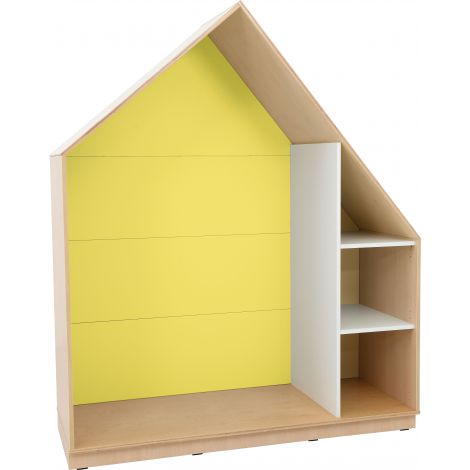 Dulap Quadro Casuta Galben - Moje Bambino