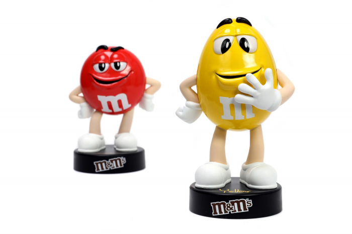 Figurina Metalica MM Galbena 10cm | Jadatoys