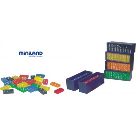 Joc Domino Verde Miniland, 28 Piese, Educațional - imagine 2