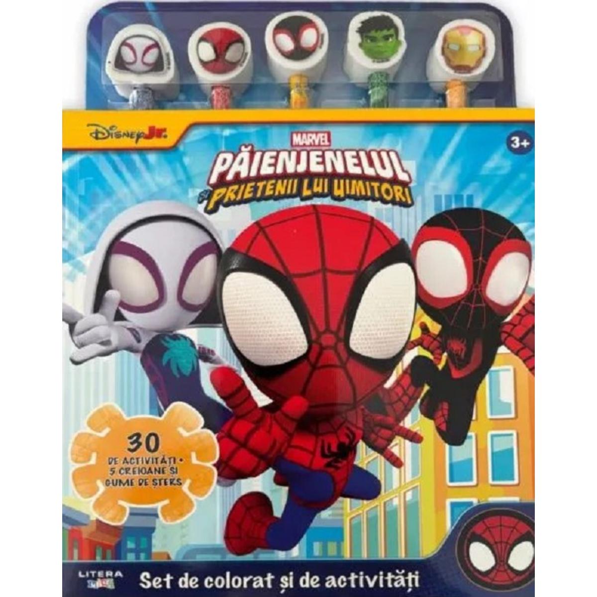 Set Colorat Spider-Man Marvel - Litera