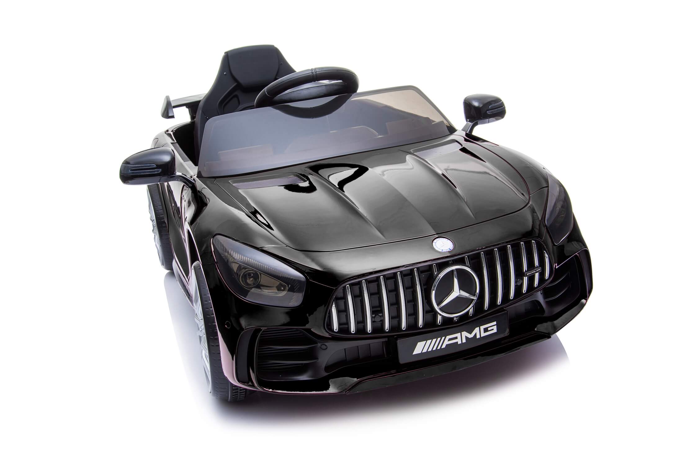 Masinuta Electrica Mercedes GTR Negru | Maner Troller - imagine 5