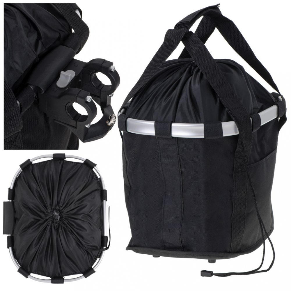 Cos Bicicleta Frontal Pliabil Universal Ikonka Black - imagine 7