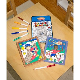 Carnet Colorat pe Numere Melissa & Doug, Albastru - imagine 2