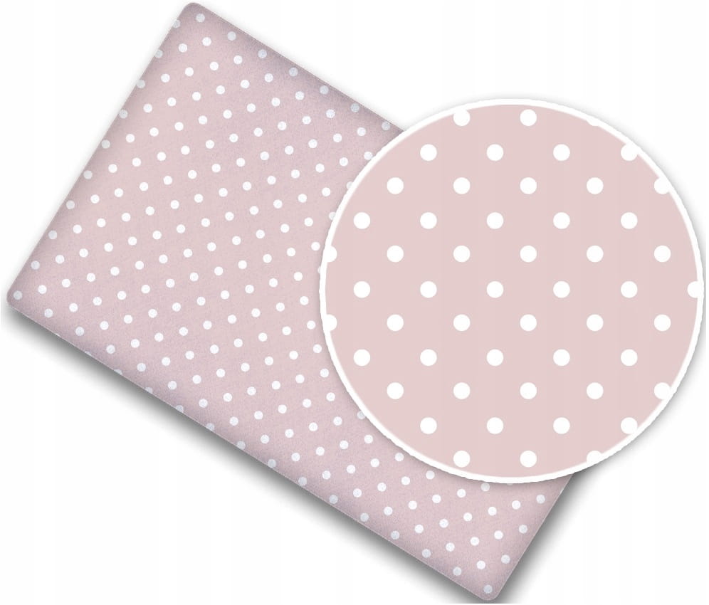 Cearceaf BabyMam Pinkdots 100% Bumbac - Copii - imagine 4