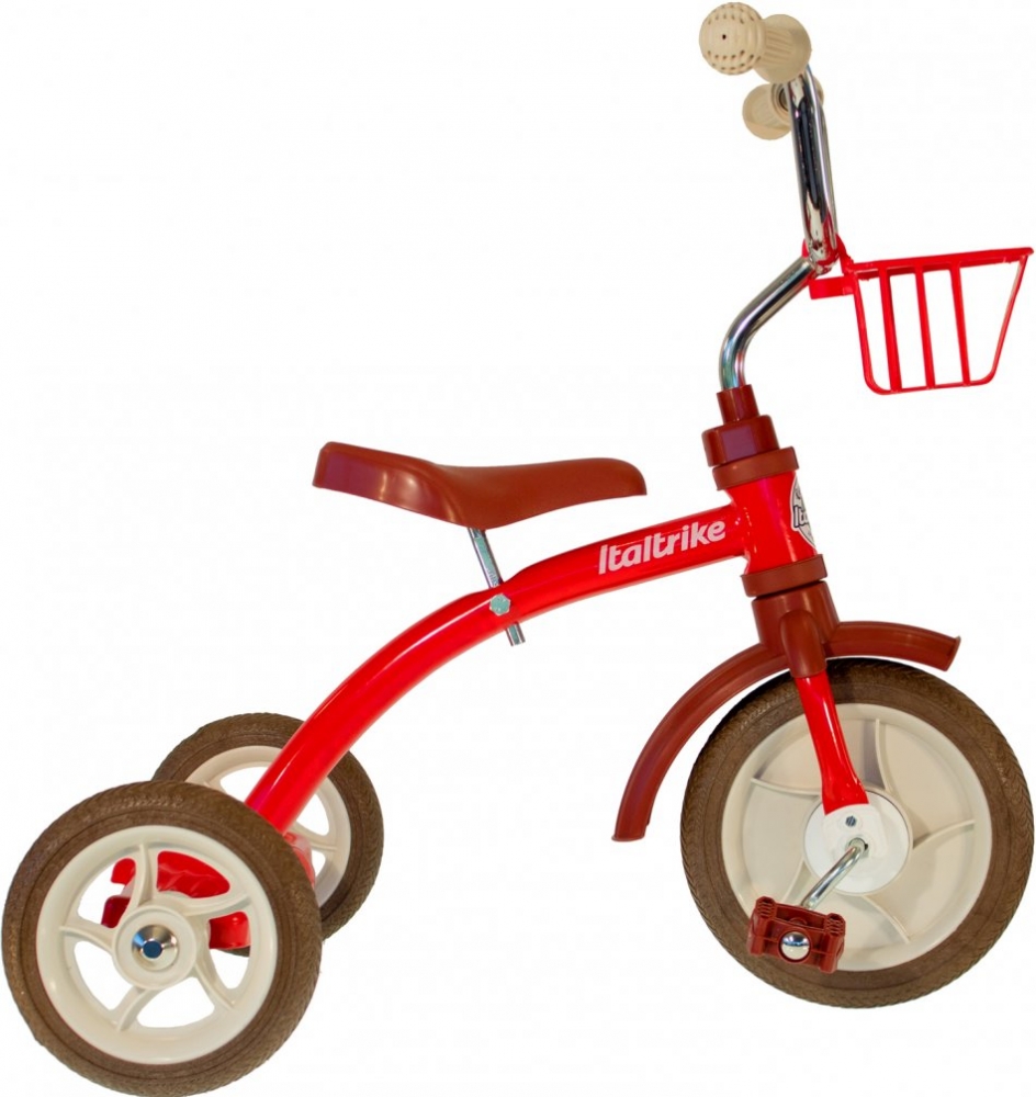 Tricicleta Italtrike Super Lucy Rosu, cu roti EVA - imagine 2