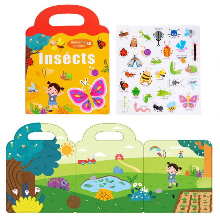 Carte Magnetică Insecte Krista | Educațională