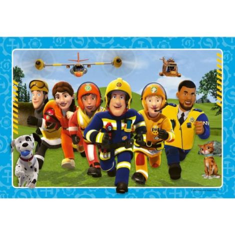 Puzzle Pompierul Sam 2x12 Piese - Ravensburger - imagine 2