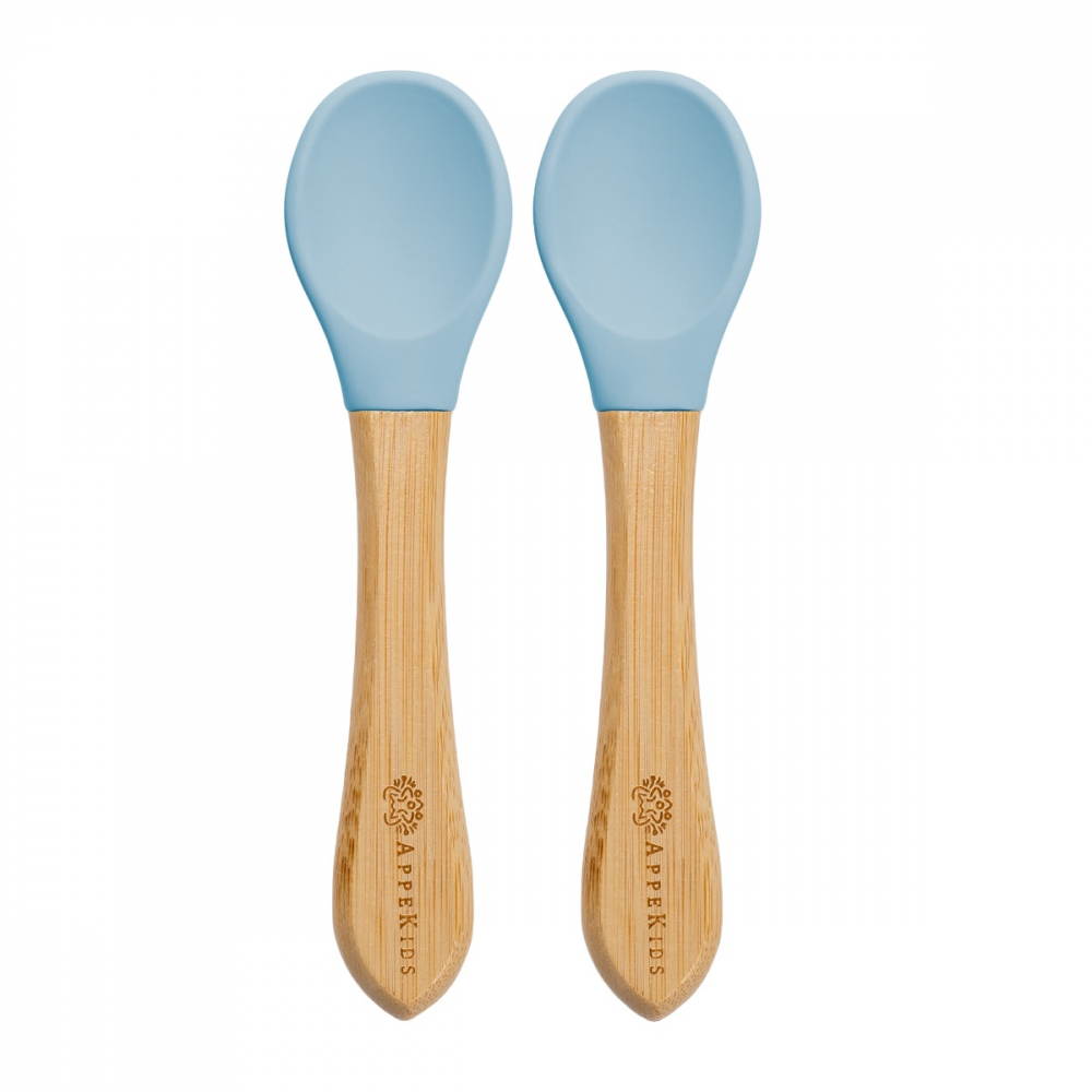 Set lingurițe bambus AppeKids Aqua Blue - imagine 6