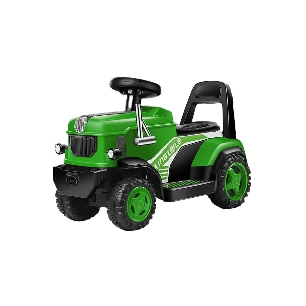 Tractor Electric Nichiduta King Track Green cu Remorcă