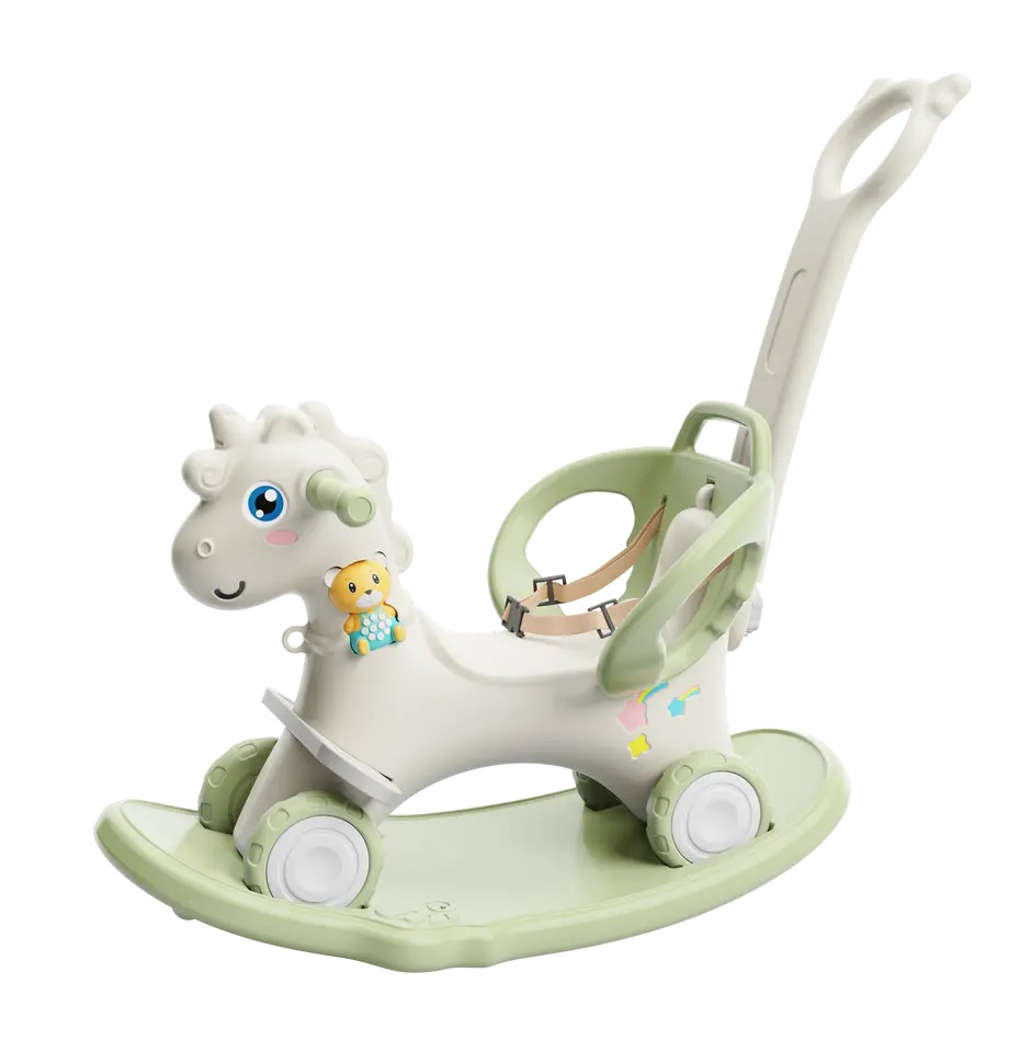 Balansoar 3 in 1 Unicorn Green | Nichiduta - imagine 7