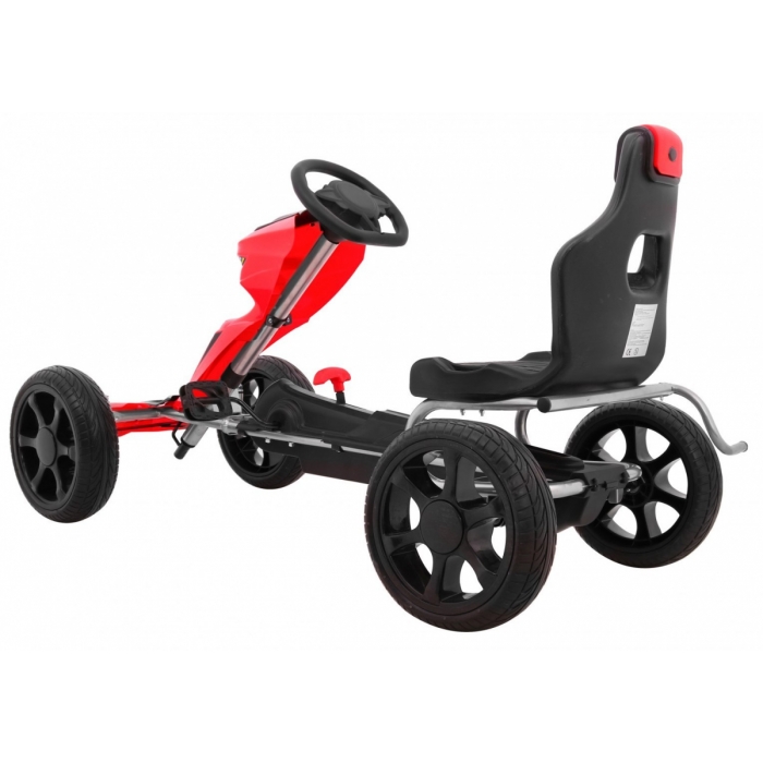 Kart Pedale Gokart Grand Ride Roșu 3 Ani+