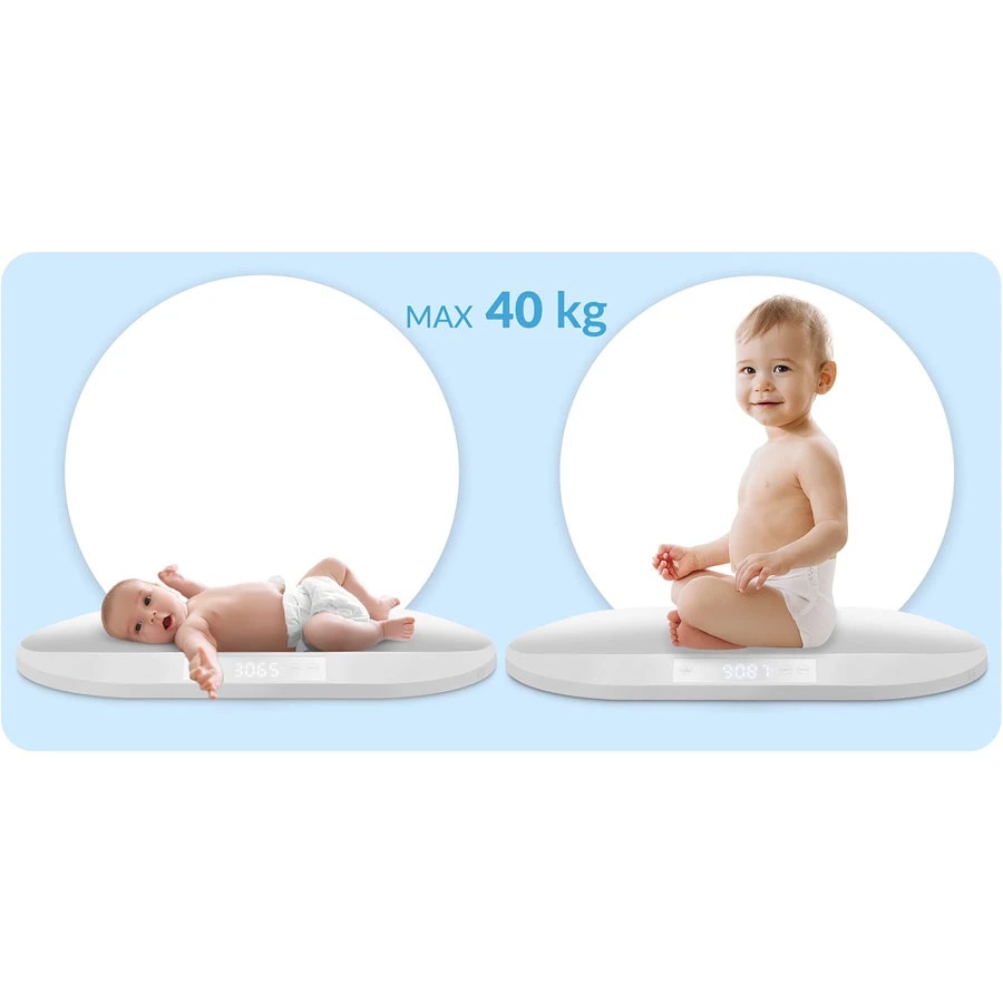 Cantar Nukido White | Copii 40kg | Precizie - imagine 4