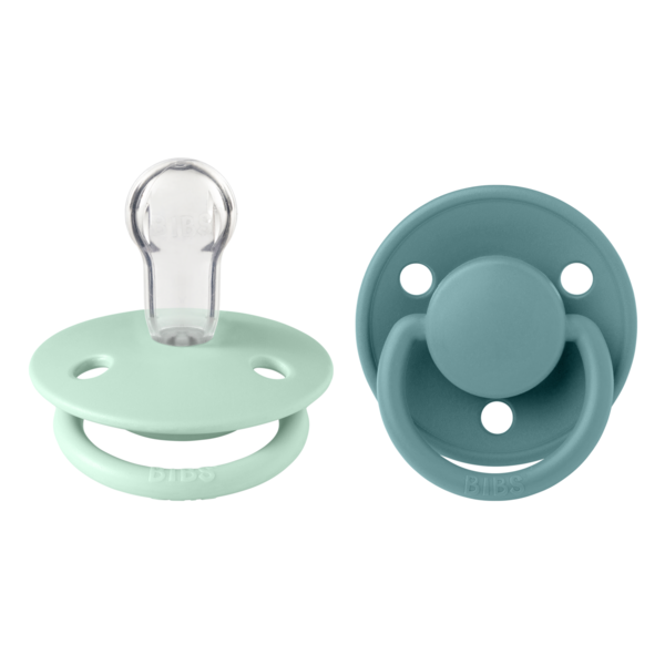 Set 2 Suzete Bibs Silicon, Nordic Mint/Island Sea