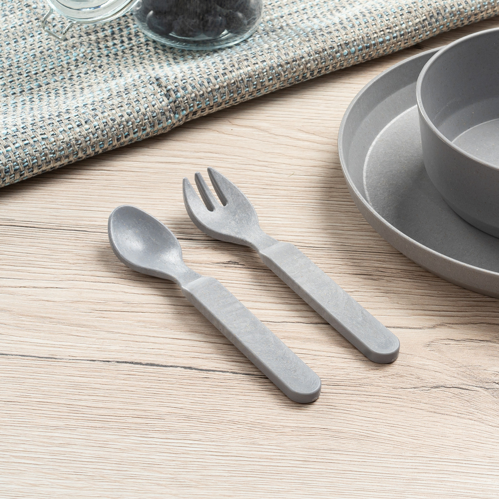 Set Tacâmuri Reer Copii Eco Albastru-Gri - imagine 3