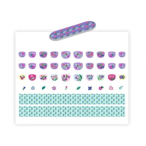 Stickere Unghii Flori Djeco | Manichiură Fără Ojă - imagine 3