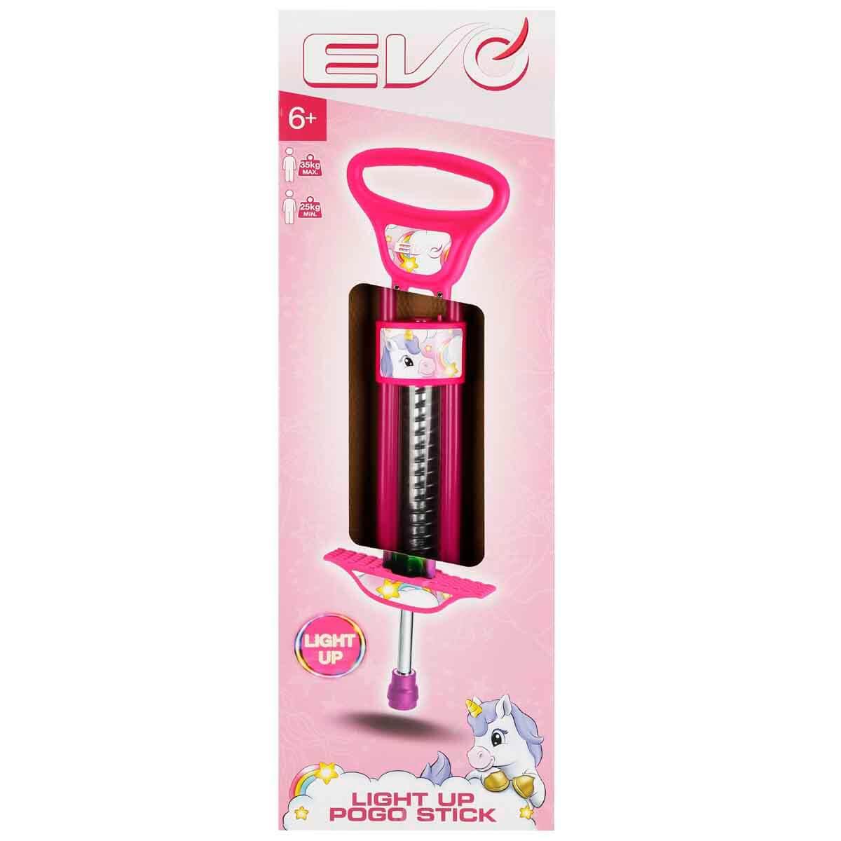 Pogo Stick Evo Unicorn cu Lumini LED