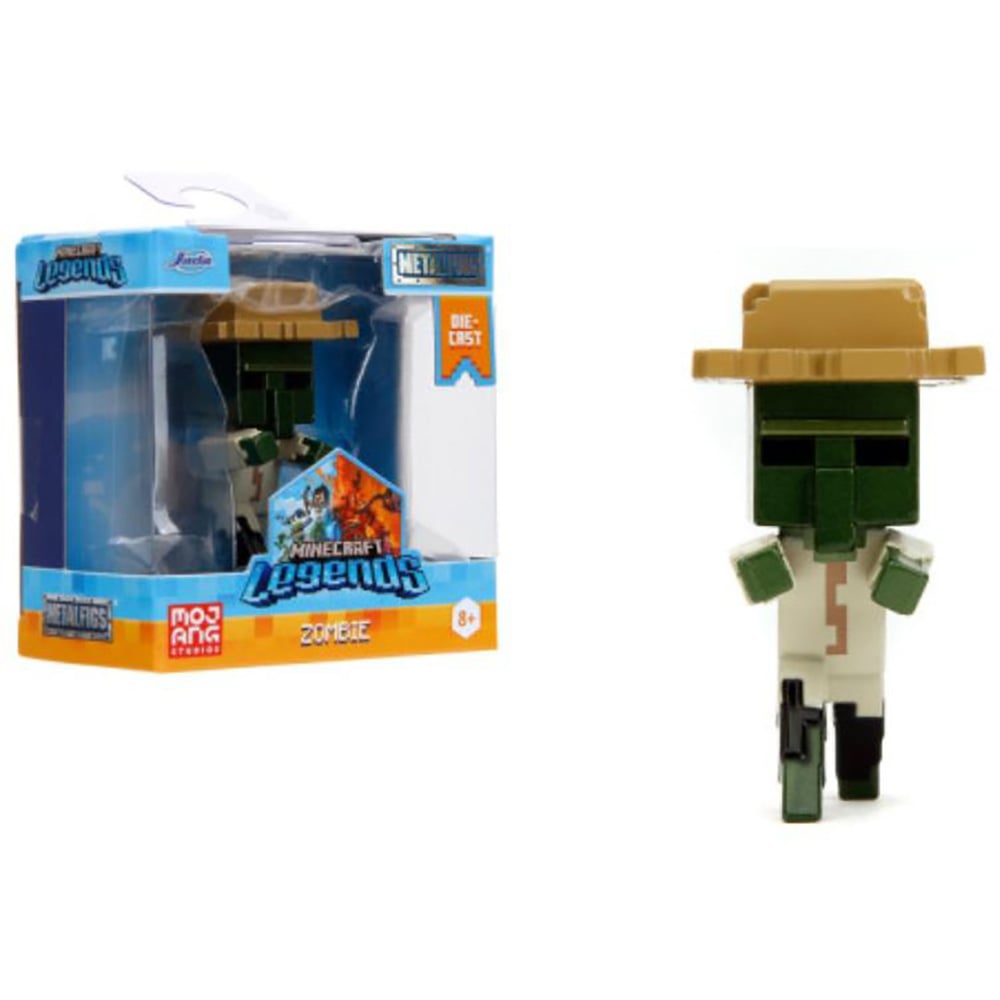 Figurina Minecraft Zombie Metalica Jada 6.5cm