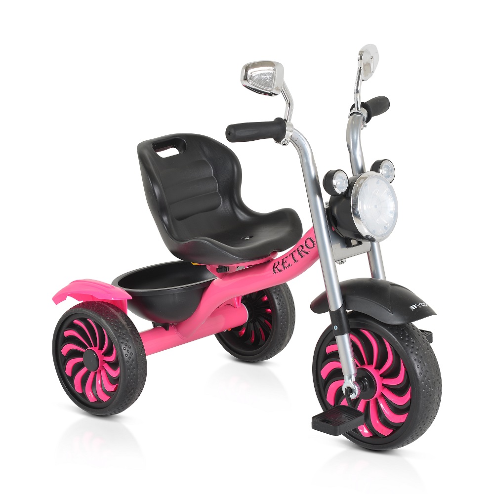 Byox Retro Pink - Tricicleta copii cu accesorii - imagine 5