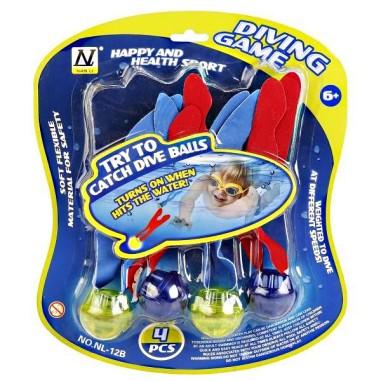 Set 4 Bilute Scufundare Lumini Leantoys