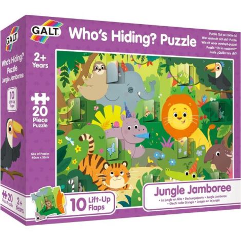 Puzzle Interactiv Jungla Galt 20 Piese cu Ferestre