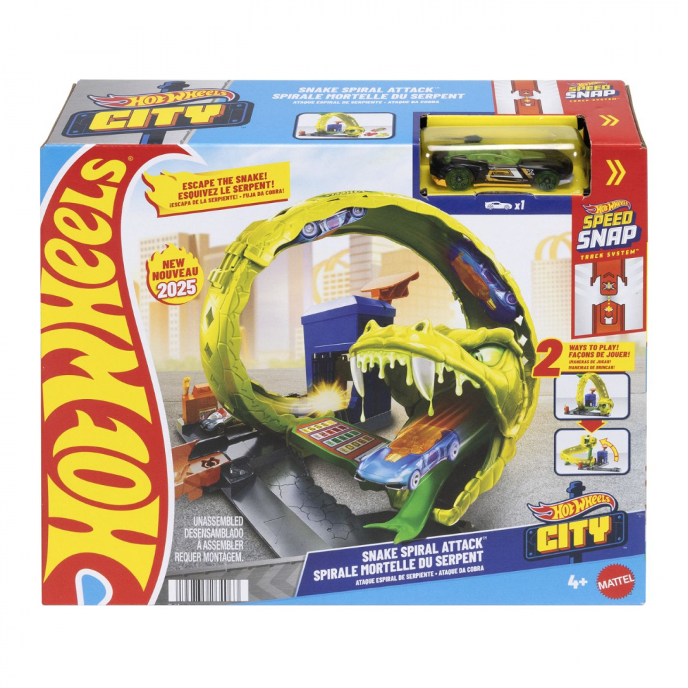 Hot Wheels City Pista Atacul Șarpelui Mattel